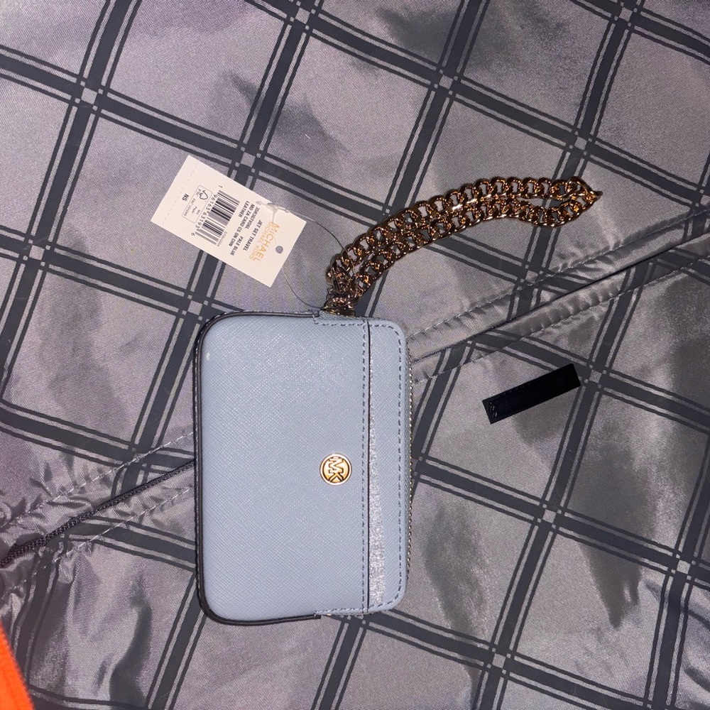 Elegant Blue Wristlet